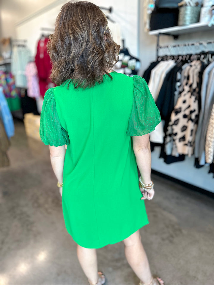 Candy Puff Sleeve Dress