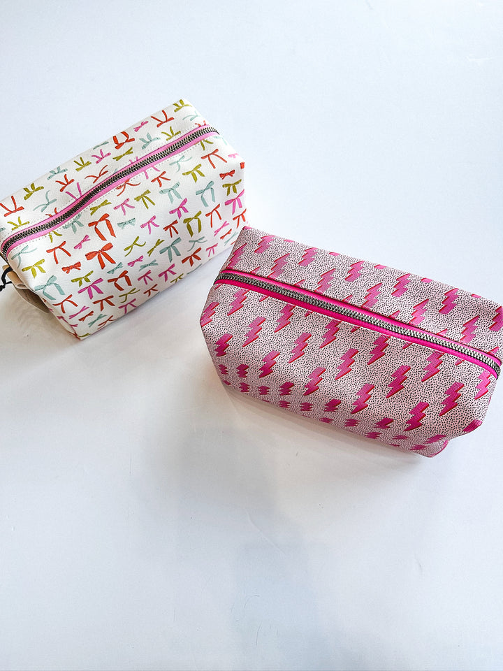 Zip Print Cosmetic Pouch