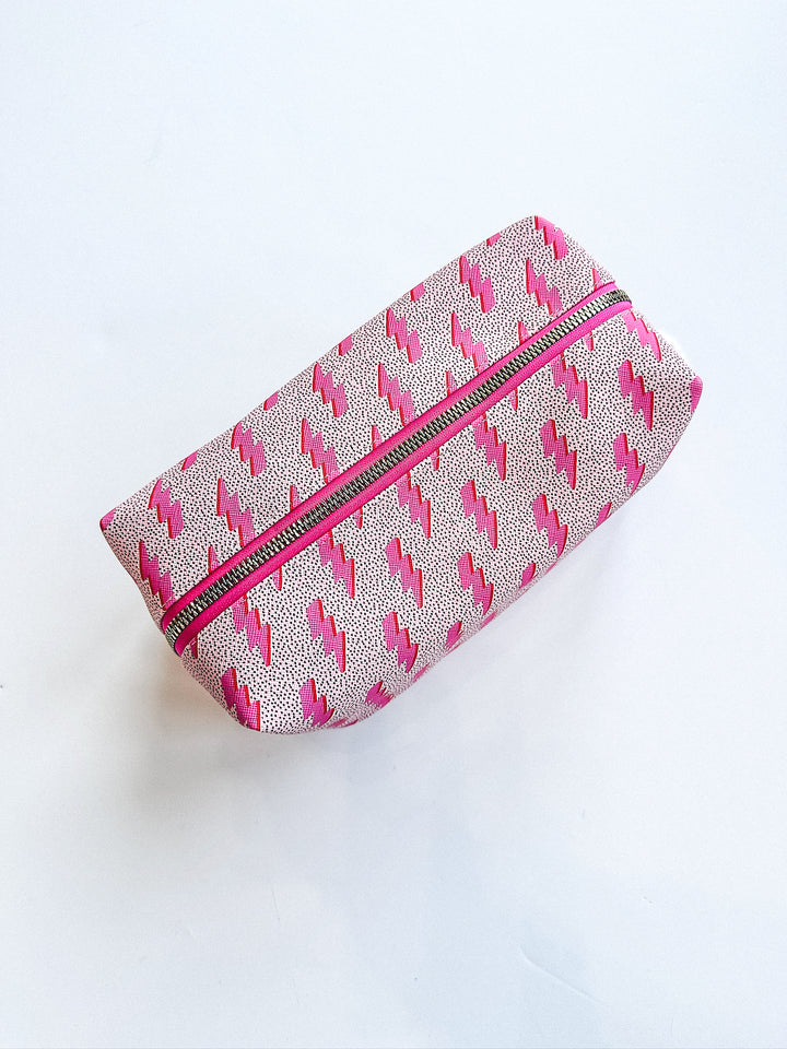 Zip Print Cosmetic Pouch