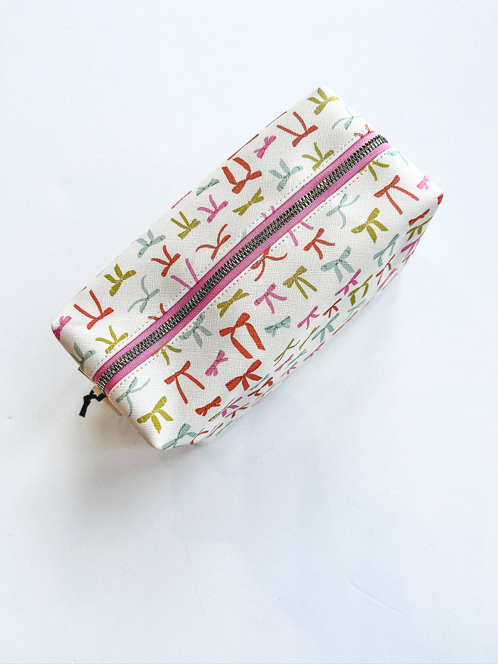 Zip Print Cosmetic Pouch