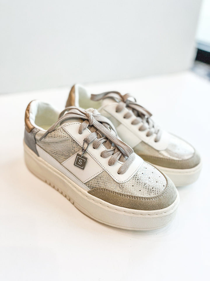 Shushop Oriana Silver Sneakers