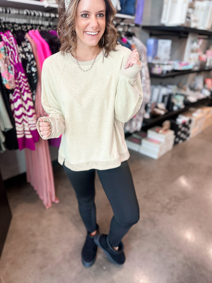 Color Me In Comfort Brushed Pullover