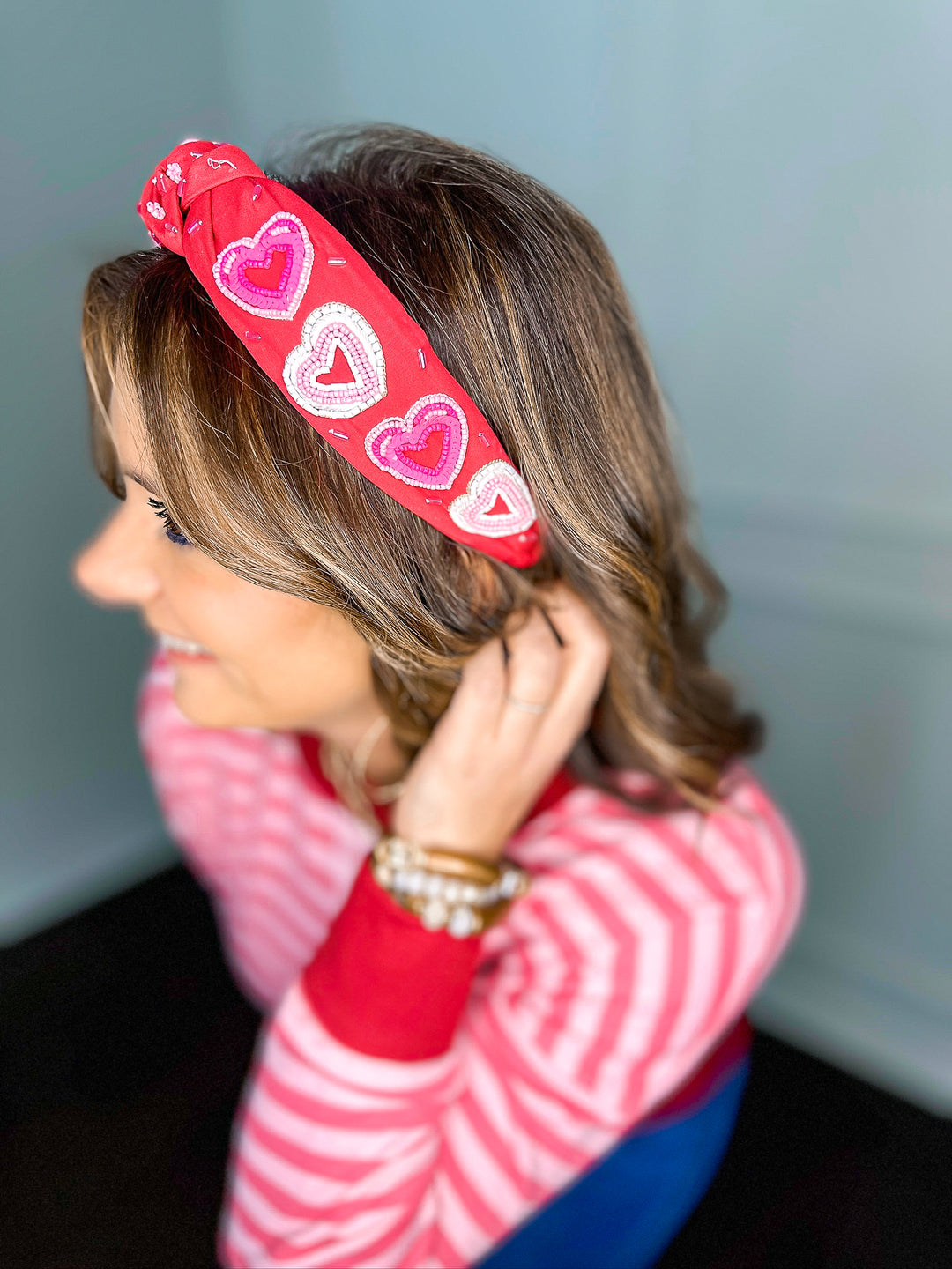 All Your Heart Beaded Headband