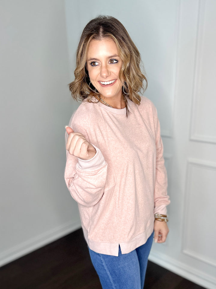 Color Me In Comfort Brushed Pullover