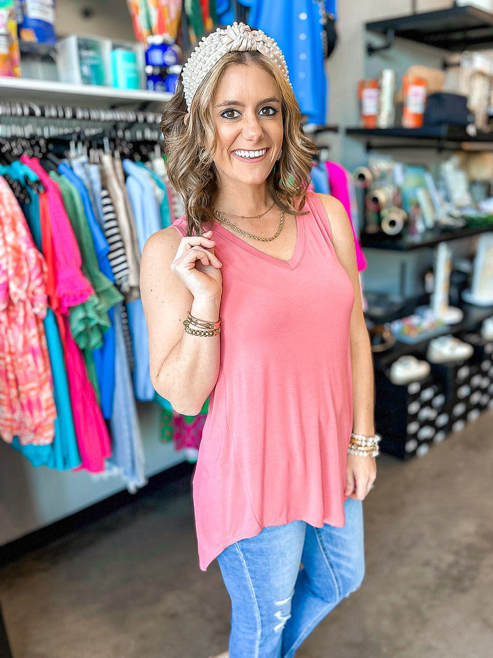 Sammy Sleeveless High Low Tank