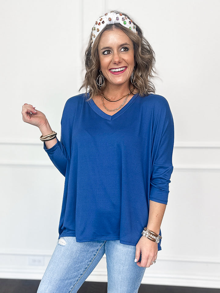 Comfort & Style V Neck Dolman