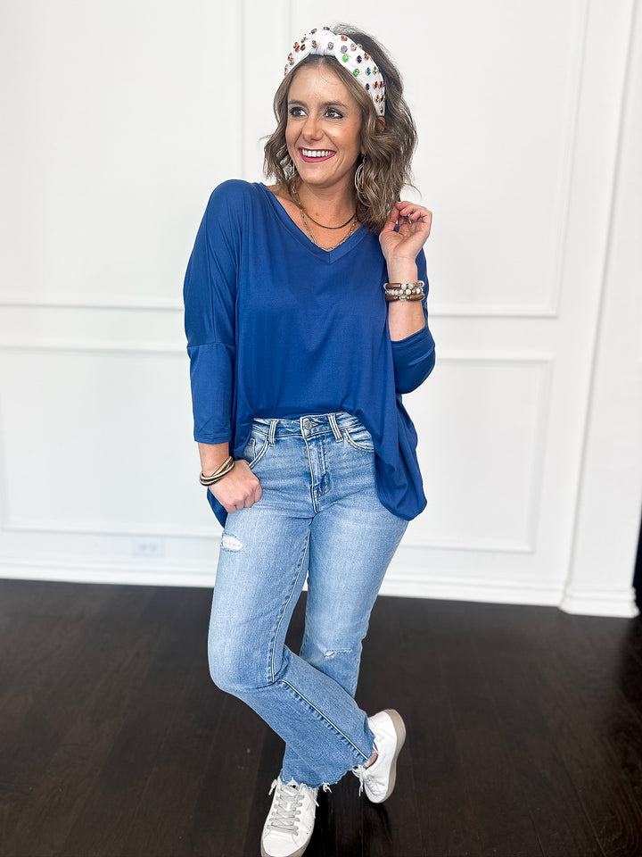Comfort & Style V Neck Dolman