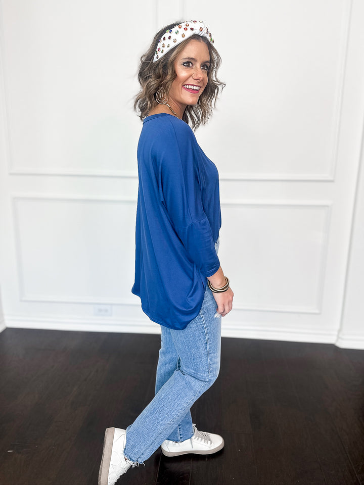 Comfort & Style V Neck Dolman