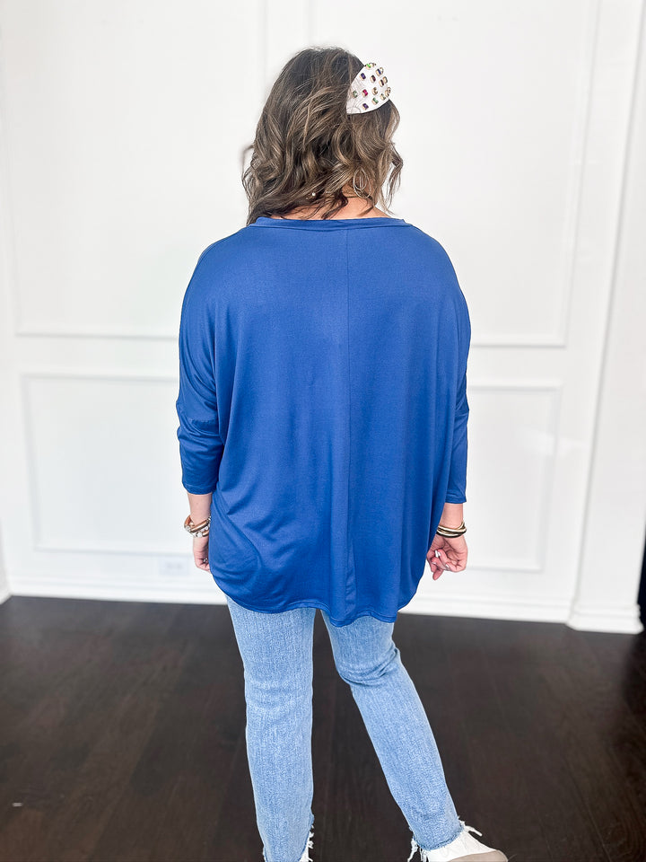 Comfort & Style V Neck Dolman