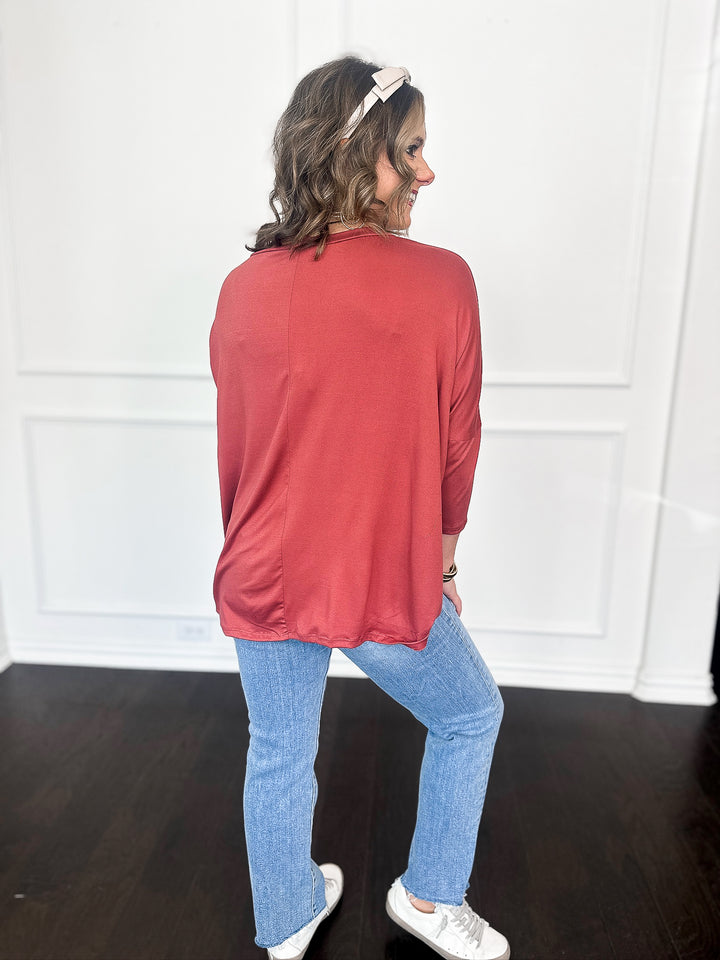 Comfort & Style V Neck Dolman