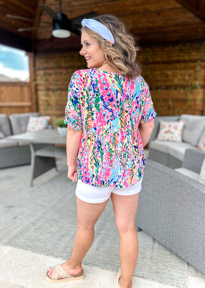 Bright Illusions Peplum