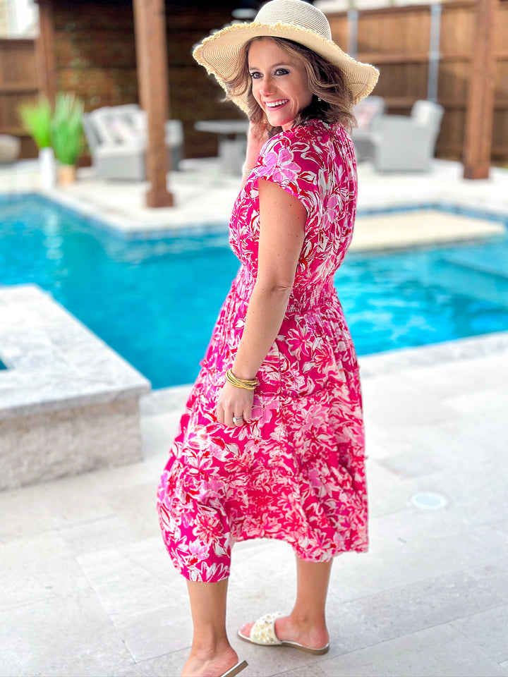 Sun Kissed Floral Maxi