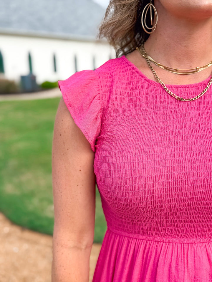 Scarlett Smocked Tiered Dress