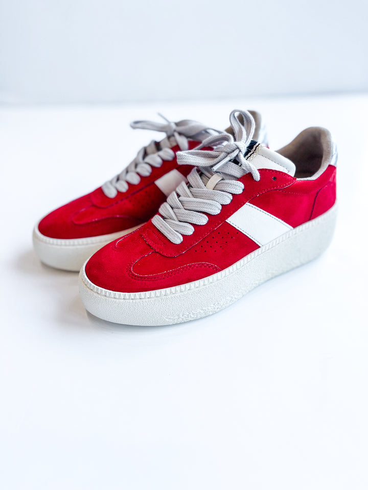 Shushop Stacey Red Suede