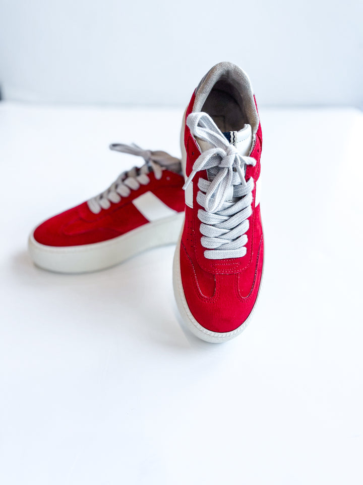 Shushop Stacey Red Suede