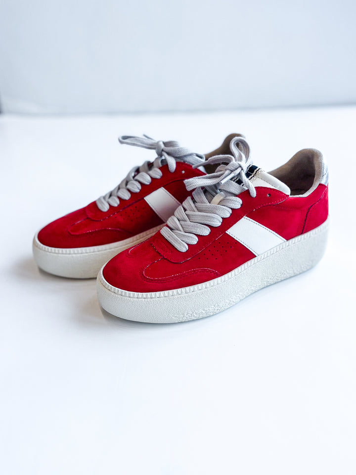 Shushop Stacey Red Suede