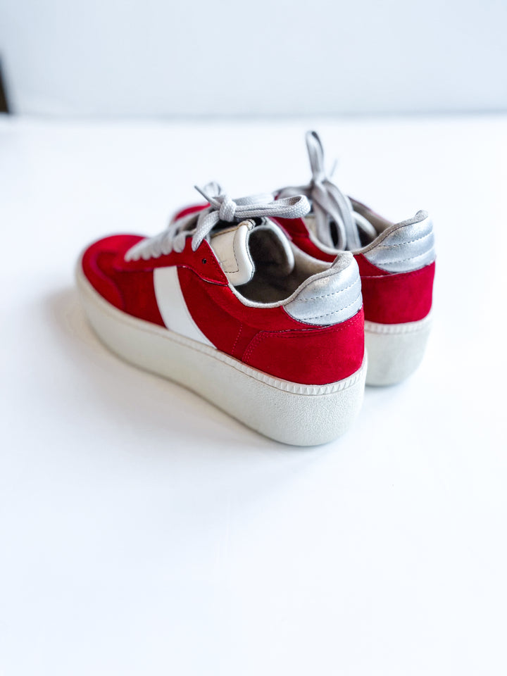 Shushop Stacey Red Suede
