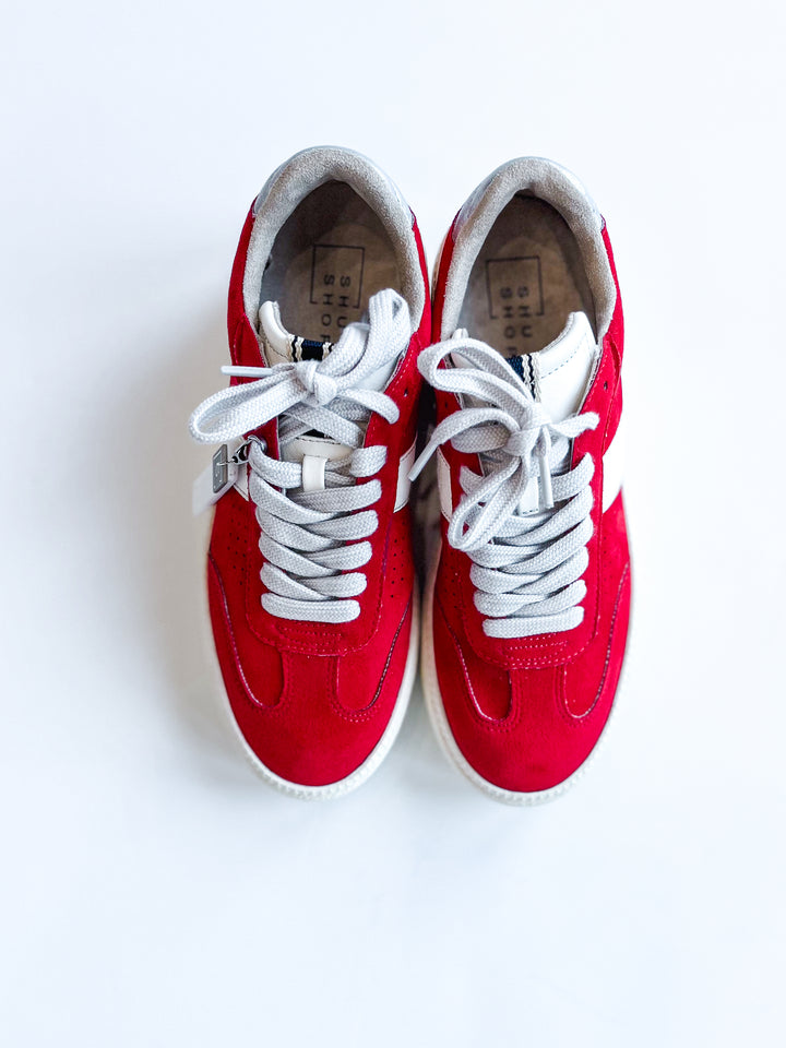Shushop Stacey Red Suede