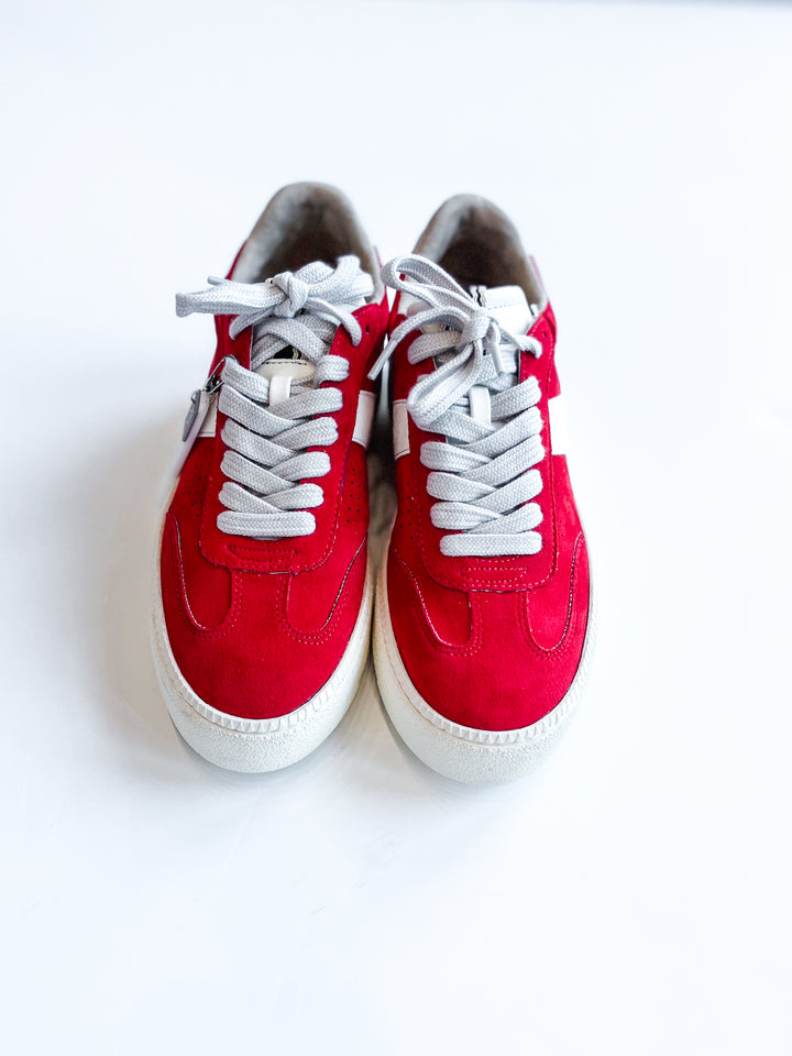 Shushop Stacey Red Suede