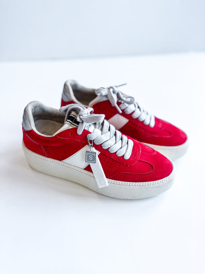 Shushop Stacey Red Suede