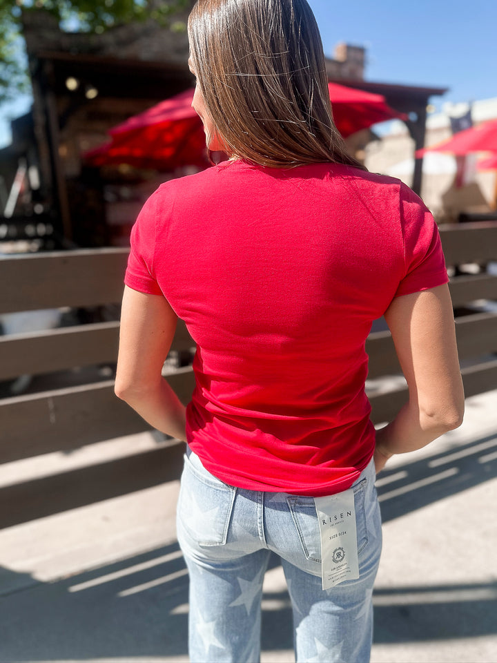 Jane Classic Fitted V Neck