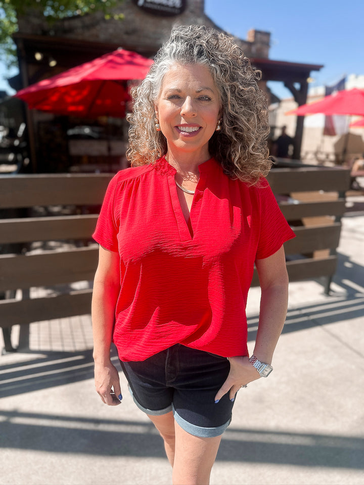 Skylar Short Sleeve Woven