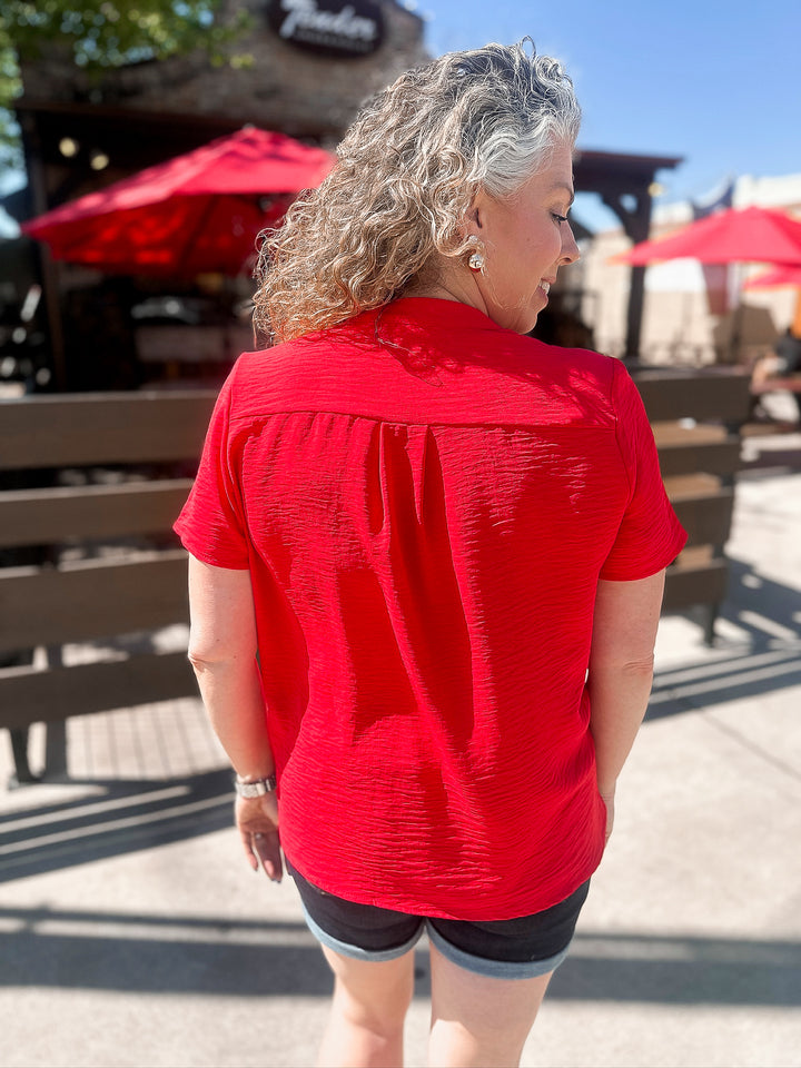 Skylar Short Sleeve Woven