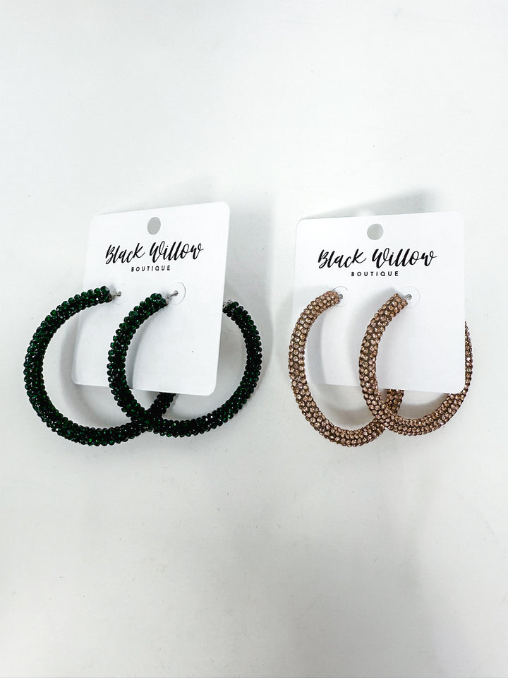 Oversized Glitter Hoops