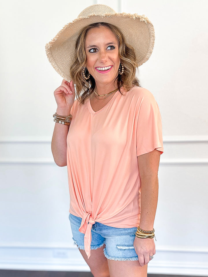 Tied to Basics Front Tie Top