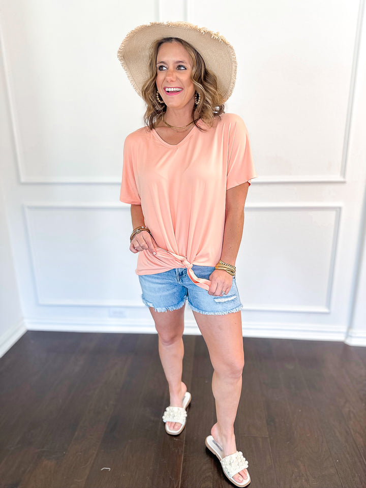 Tied to Basics Front Tie Top