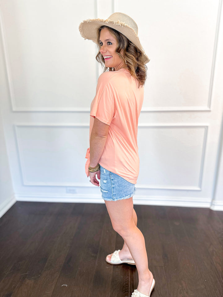 Tied to Basics Front Tie Top