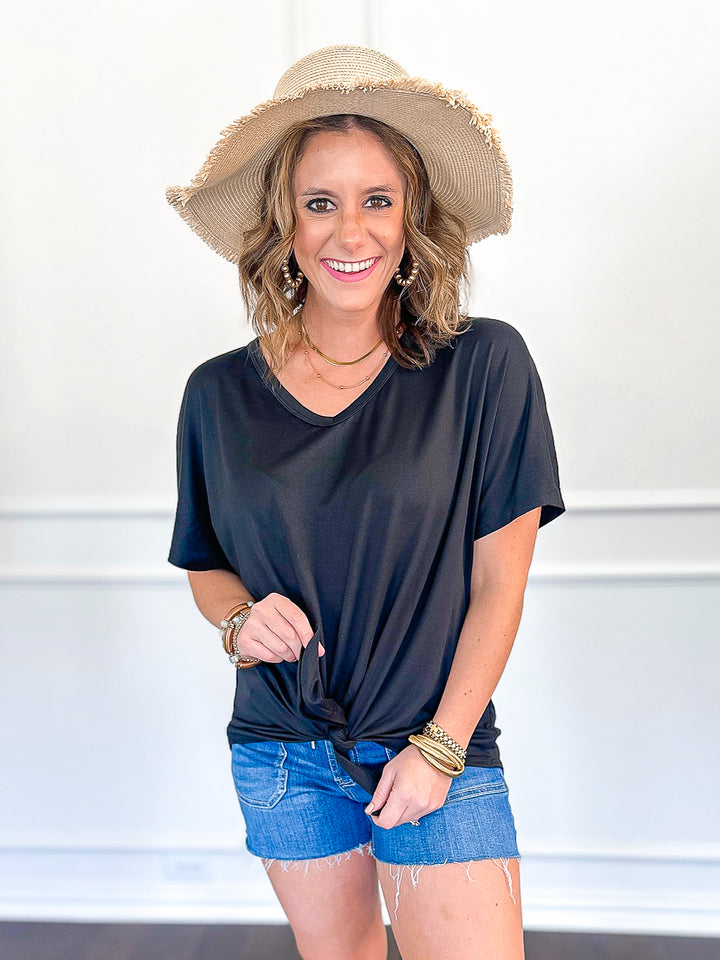 Tied to Basics Front Tie Top