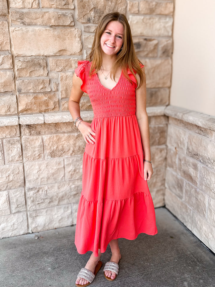 Felicity Flutter Crinkle Dress