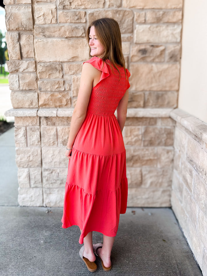 Felicity Flutter Crinkle Dress
