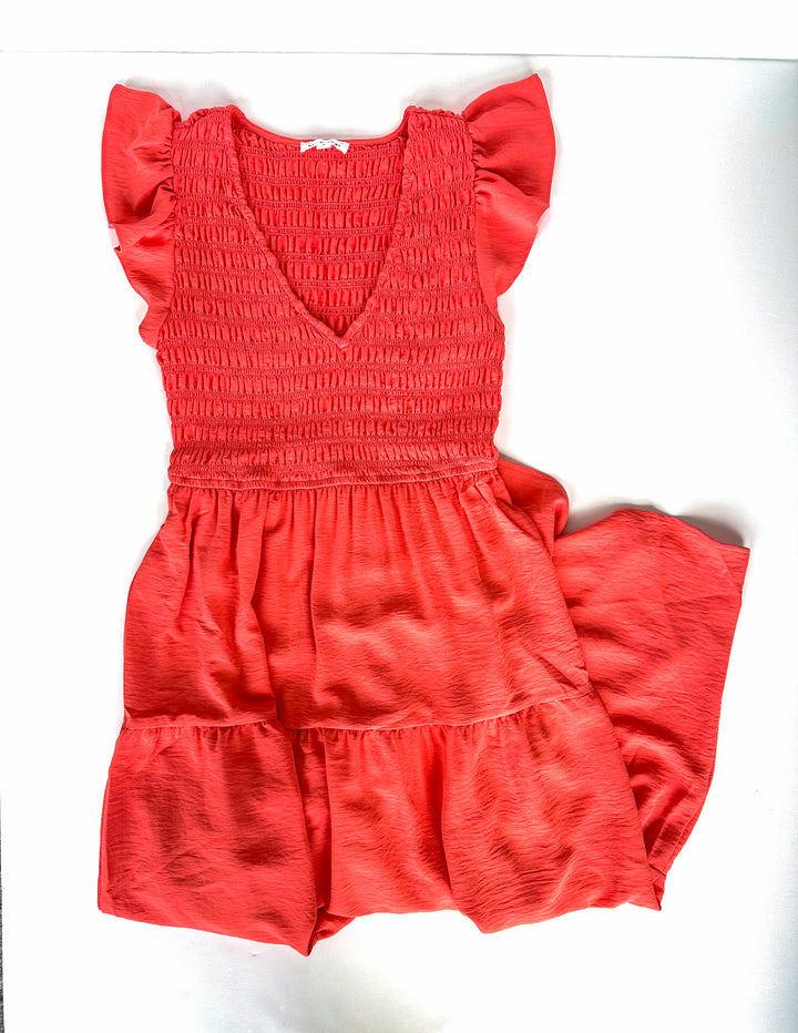 Felicity Flutter Crinkle Dress