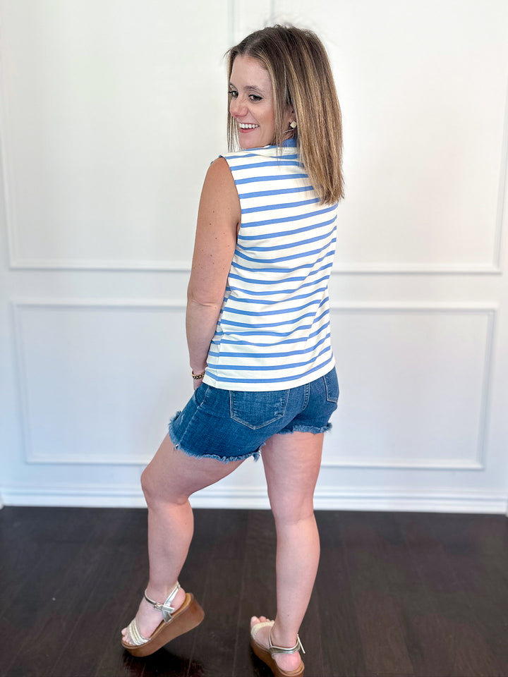 Easy Weekend Striped Tank