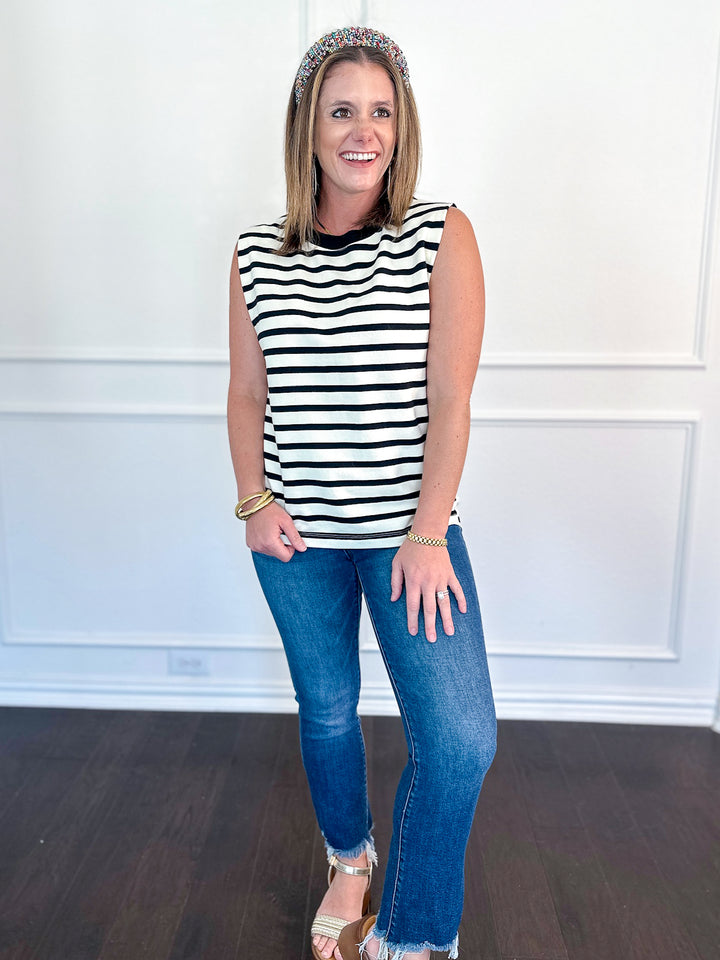 Easy Weekend Striped Tank