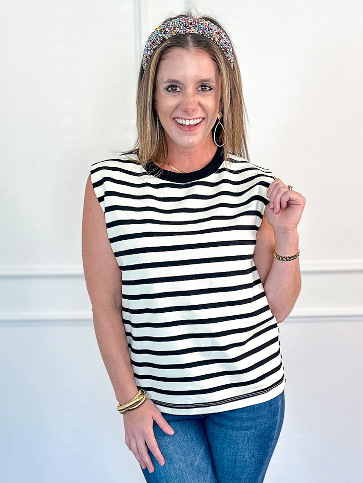 Easy Weekend Striped Tank