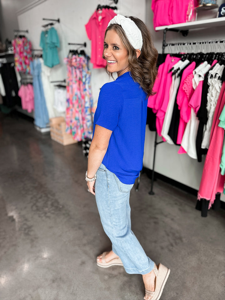 Skylar Short Sleeve Woven