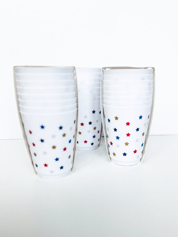 Stars Celebration Colored Cups