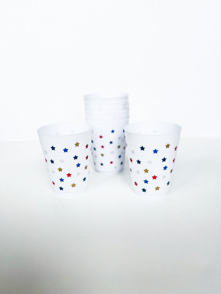 Stars Celebration Colored Cups
