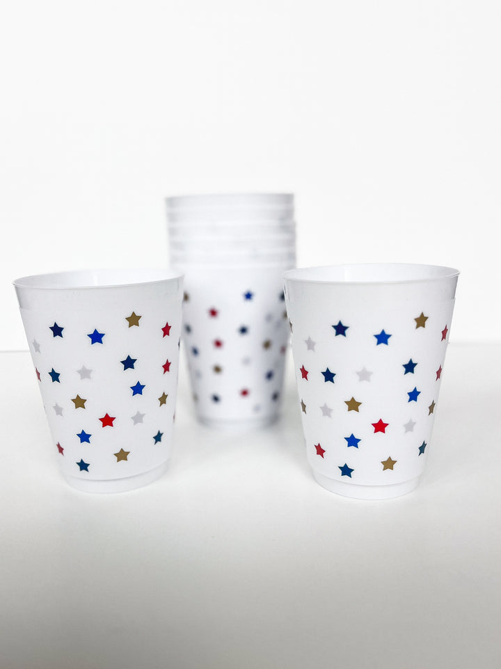 Stars Celebration Colored Cups