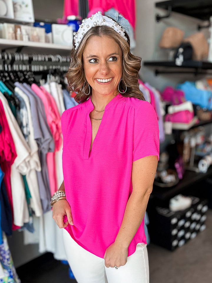 Skylar Short Sleeve Woven