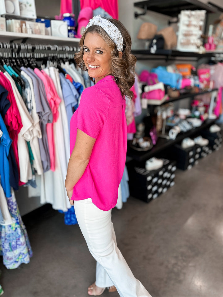 Skylar Short Sleeve Woven