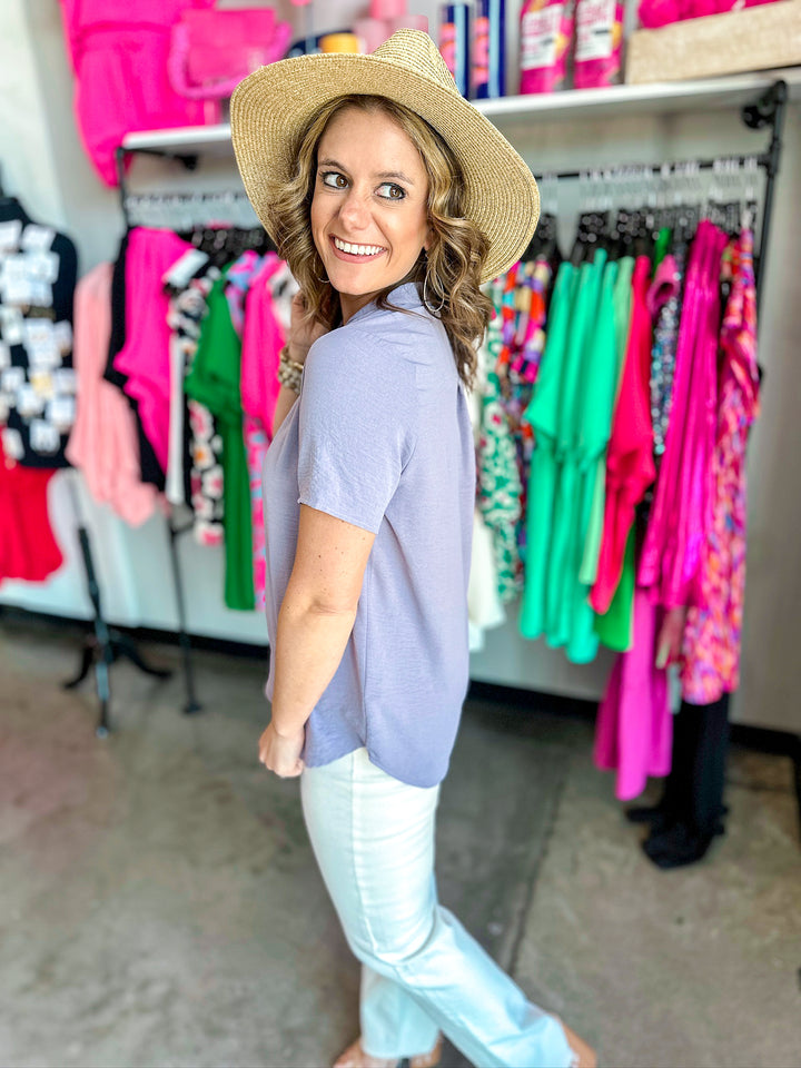 Skylar Short Sleeve Woven