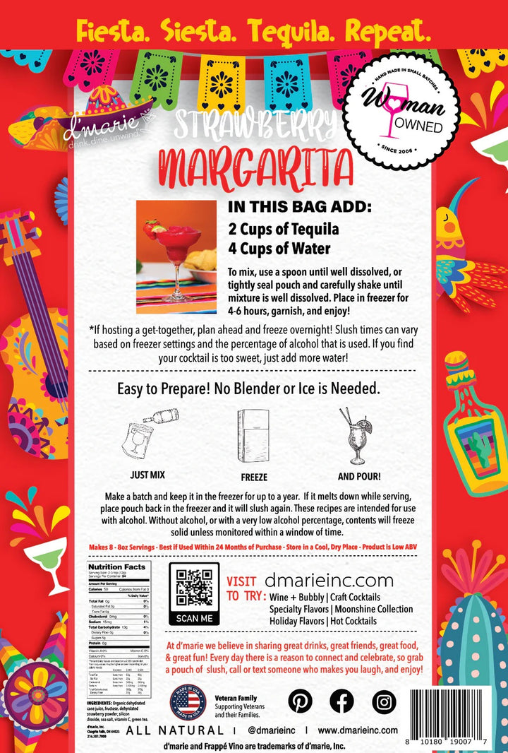 Strawberry Margarita Slush Pouch