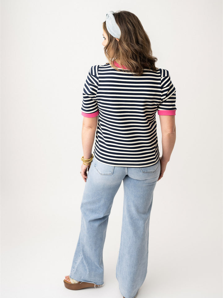 Playfully Bold Stripe Tee