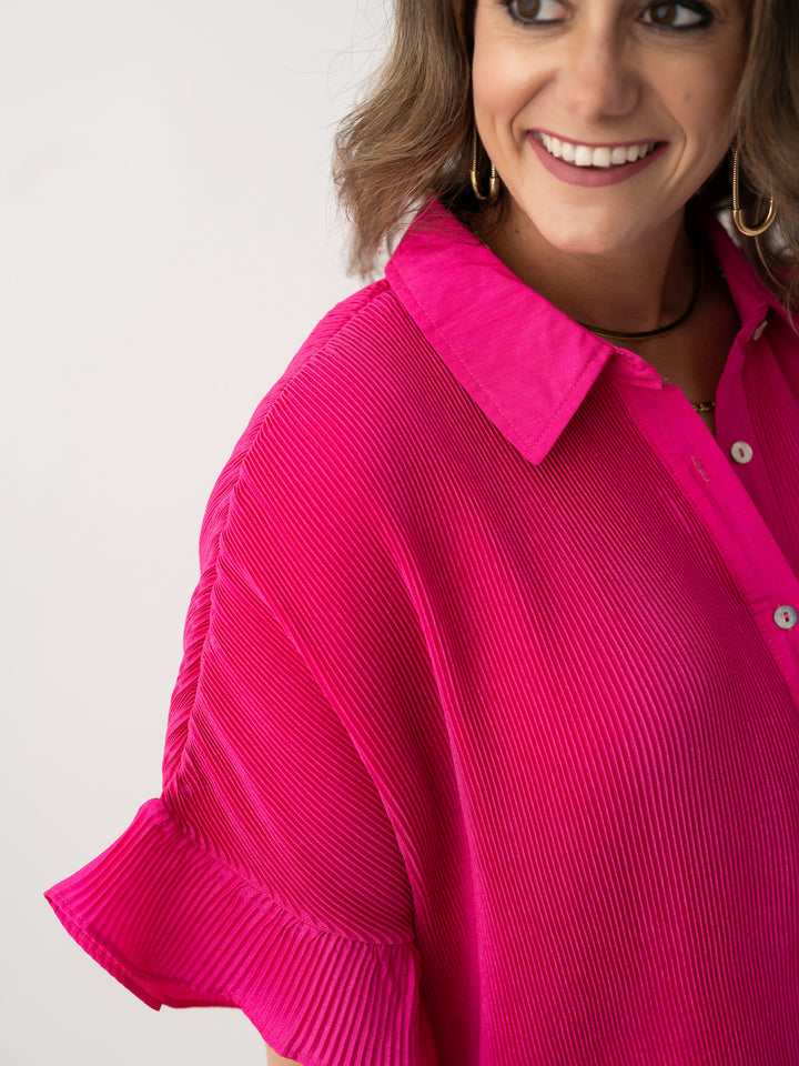 Rachel Ruffle Ribbed Dress