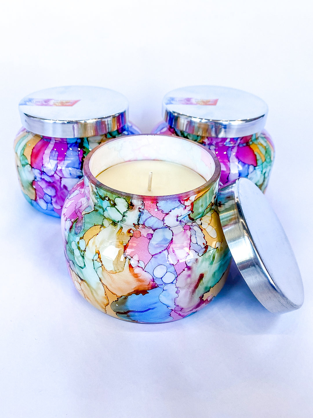Watercolor Volcano Signature Jar
