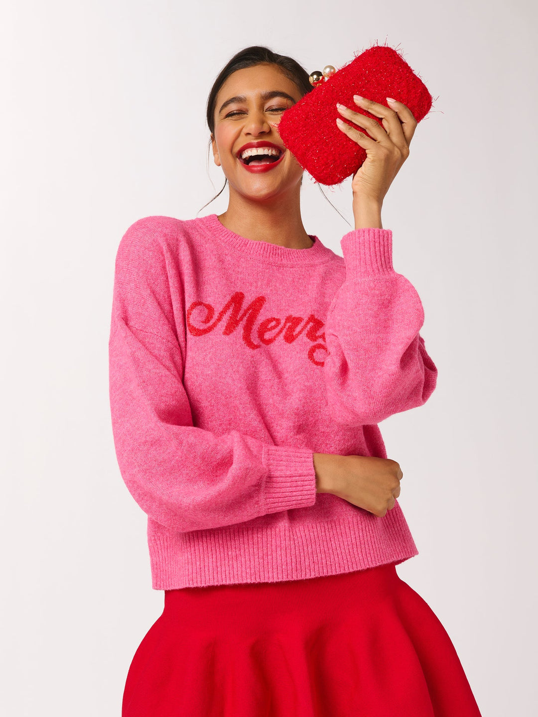 Red Mabel Minaudiere